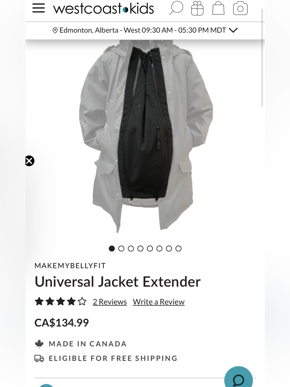 MakeMyBellyFit Jacket Extender
